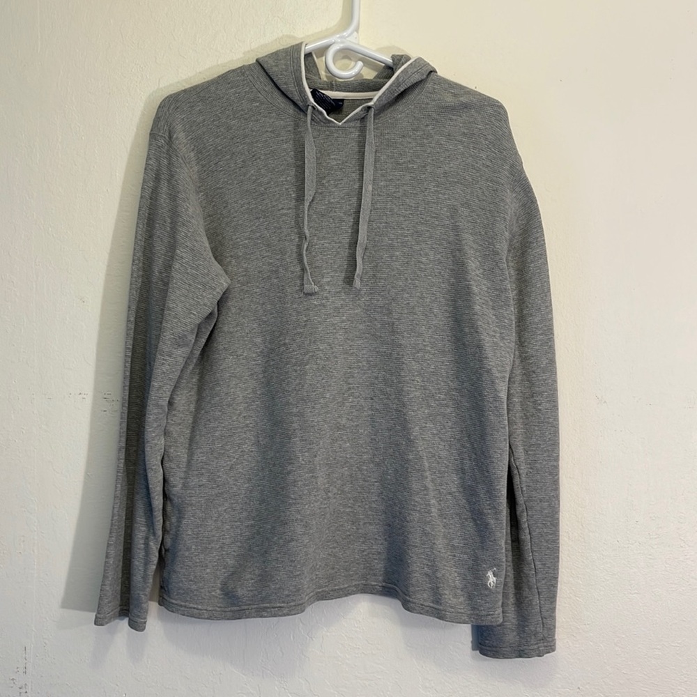 Ralph Lauren Grey Hoodie Size Medium Condition 9/10 Unisex